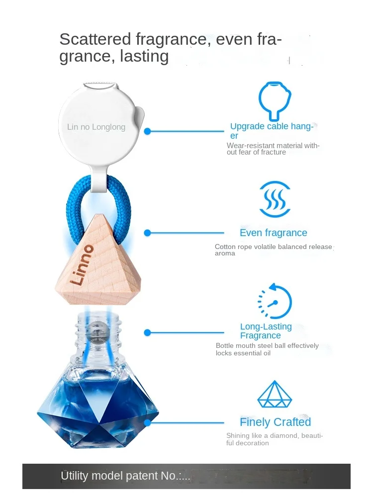 

Auto Perfume Interior Aromatherapy Pendant Long-Lasting and Light Fragrance Female Genuine High-End Car Decoration Male