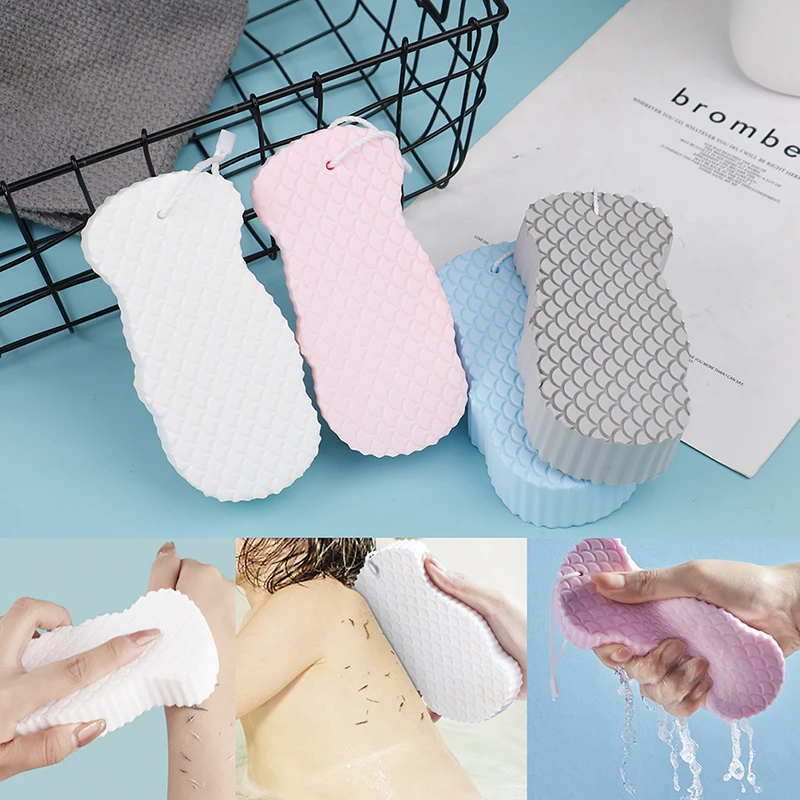 

Body Scrubber Bath Exfoliating Sponge Shower Brush Skin Body Massage Cleaning Shower Brush Tools Bathroom shower accessories