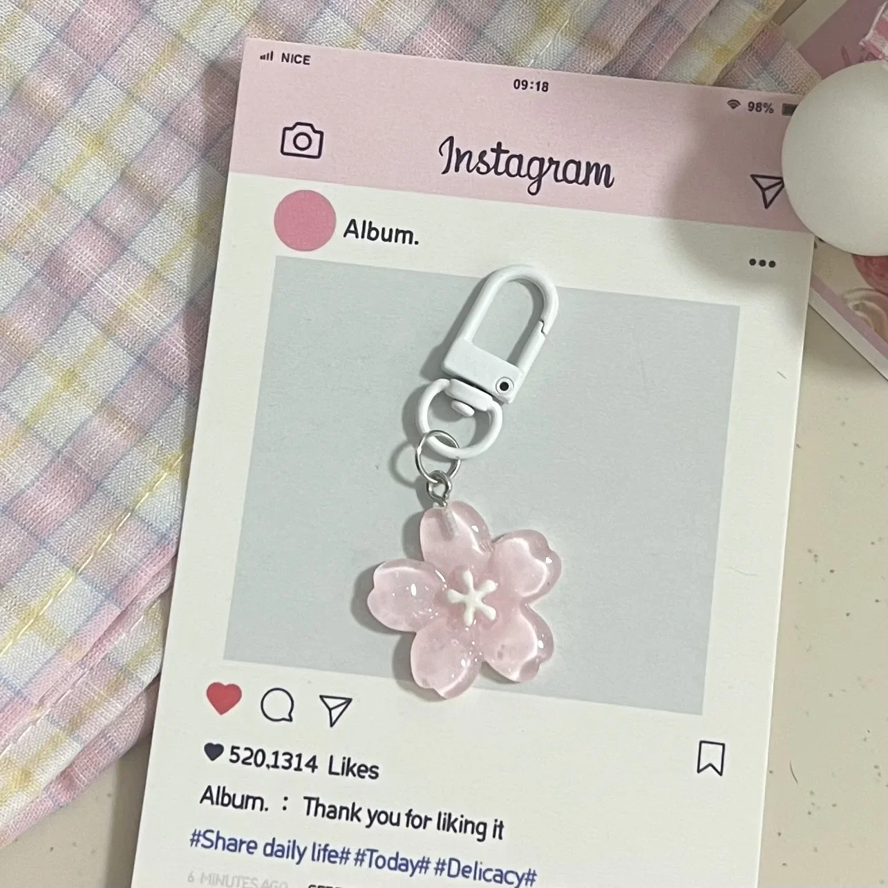 Брелок с сакурой MOONBIFFY