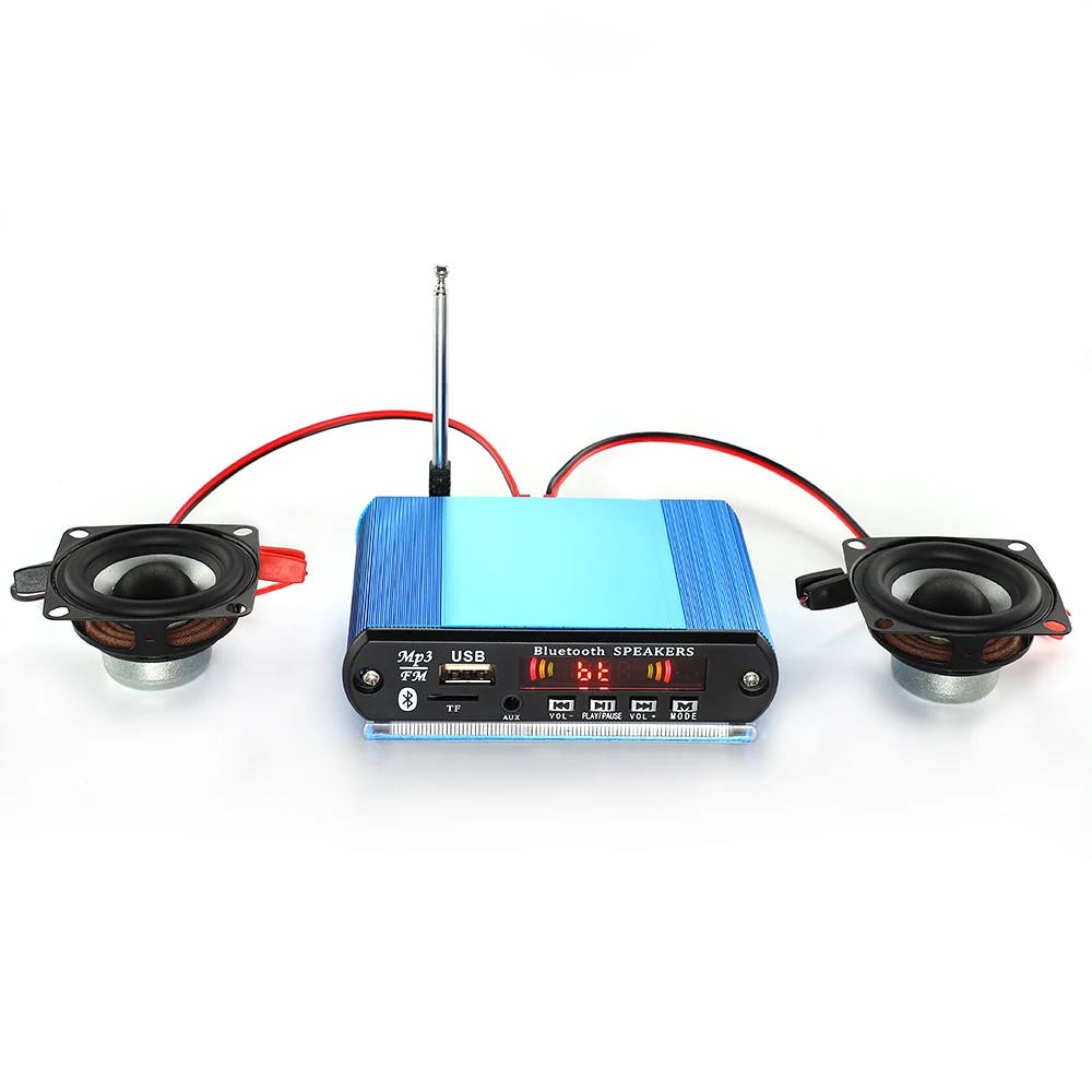 AIYIMA MP3 декодер усилитель мощности аудио 2x15 Вт стерео Bluetooth 2 дюйма 4 Ом 12