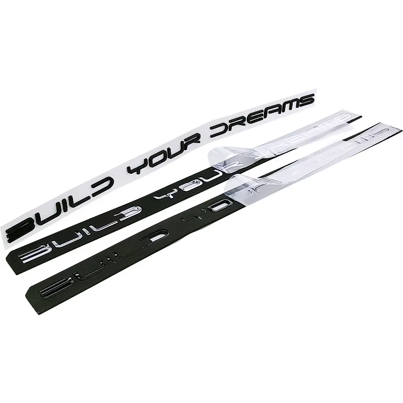 Создайте свои мечты значок с буквенным логотипом автомобильные наклейки для BYD EV