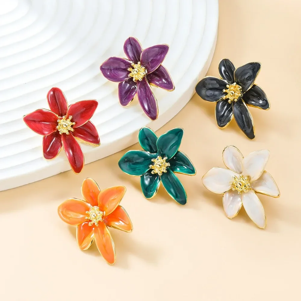 Женские серьги-гвоздики из нержавеющей стали