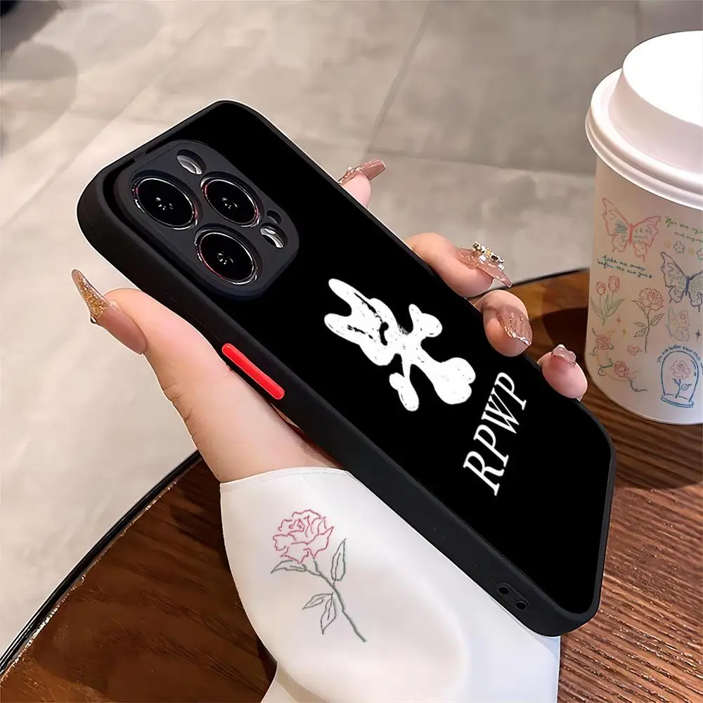 Чехол для телефона RM RPWP iPhone 13 15ProMax 14 11 12 Pro Max Mini 8 7 Plus SE2020 XS X XR матовый черный чехол