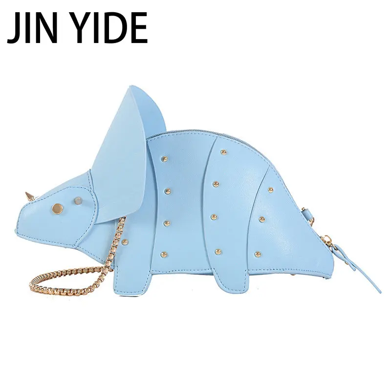 

Cute Dinosaur Style Women Shoulder Bags Funny Triceratops Crossbody Bag for Girls Lovely Novelty Bags Creative Small Purses 2023