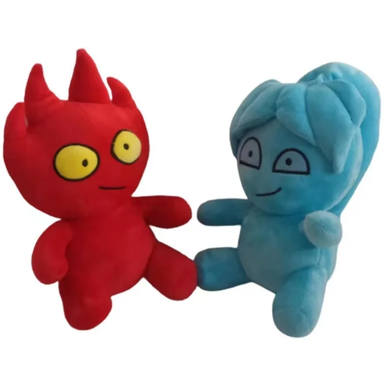 

25cm Hot Game Fireboy and Watergirl Plush Toys Stuffed Soft Doll Cute Animals Pillow For Kids Adults Birthday Christmas Gifts