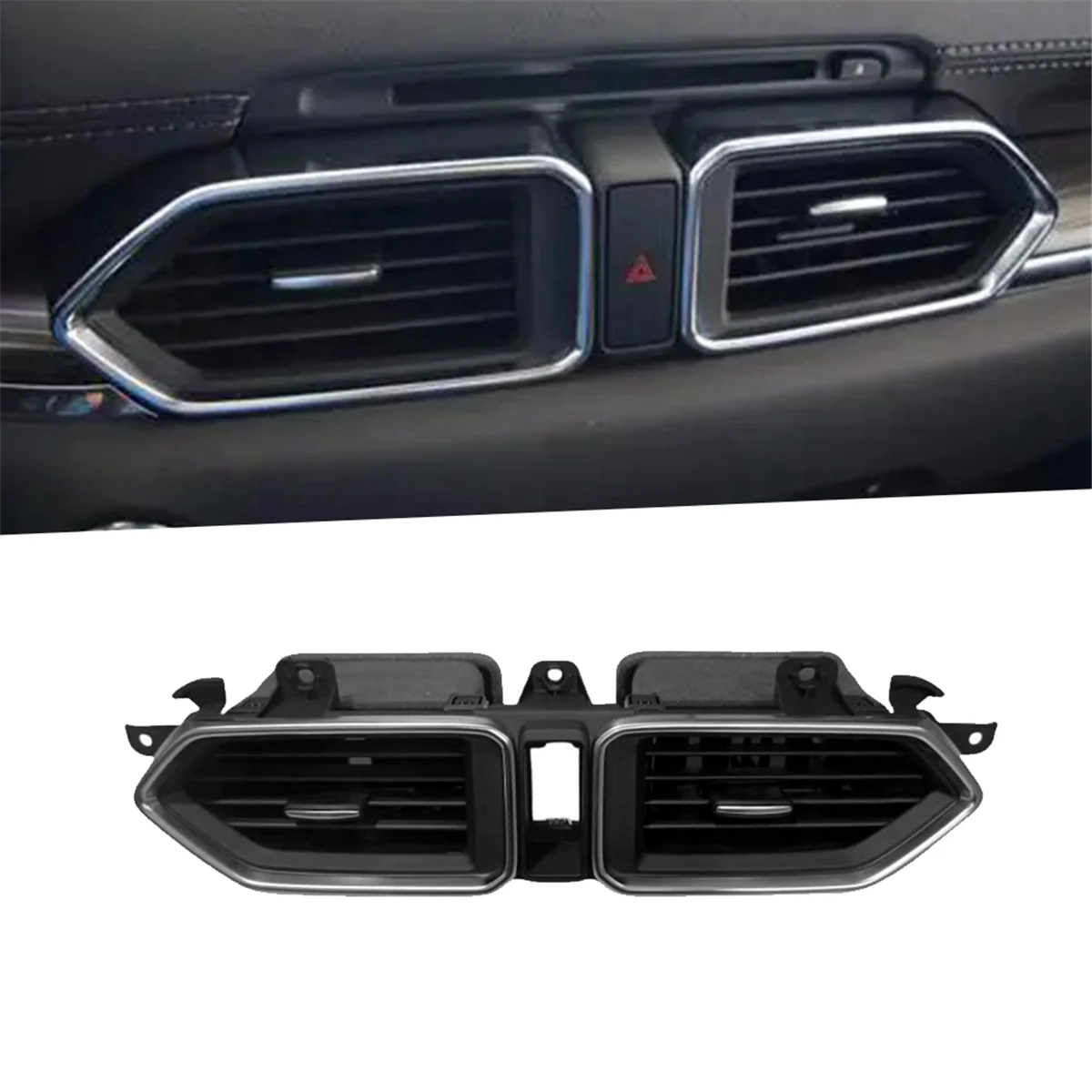 Автомобильная средняя решетка для кондиционера в сборе KD5H-64-930 -5 17-2021 LHD K123-64-930