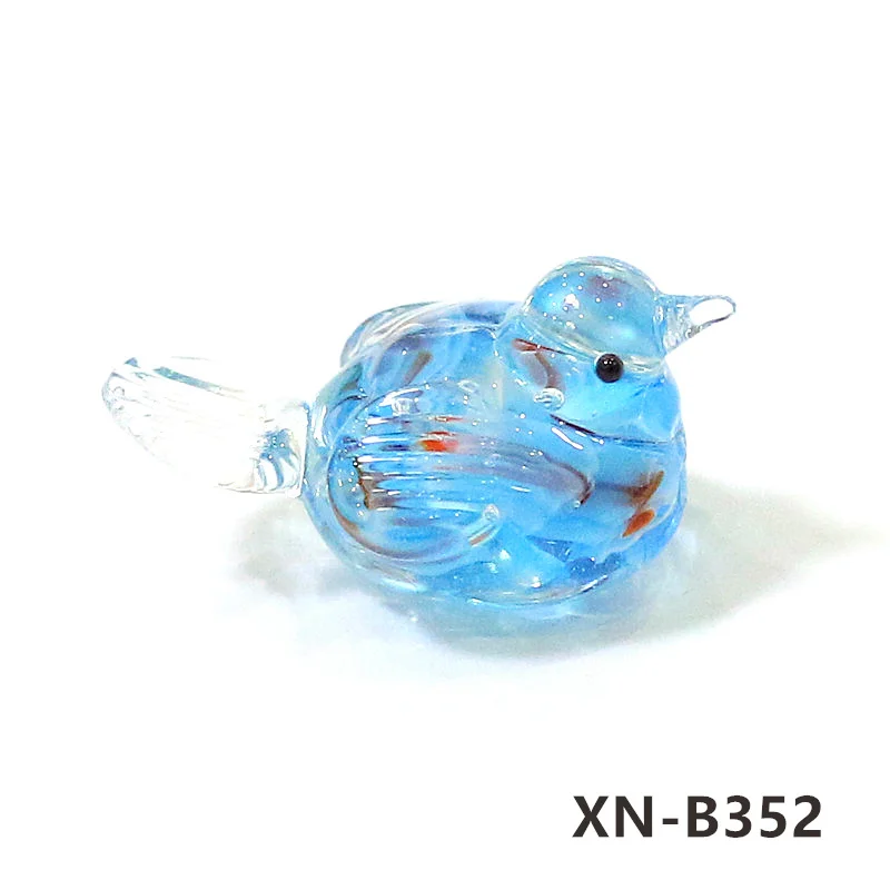 

Мини стеклянная птица JSSMTLP многоцветная