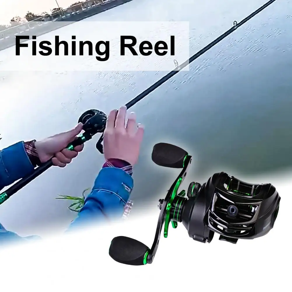 

Fishing Reel 7.2:1 Gear Ratio Magnetic Brake Metal Water Drop Fishing Wire Reel for Angling Fishing Reels