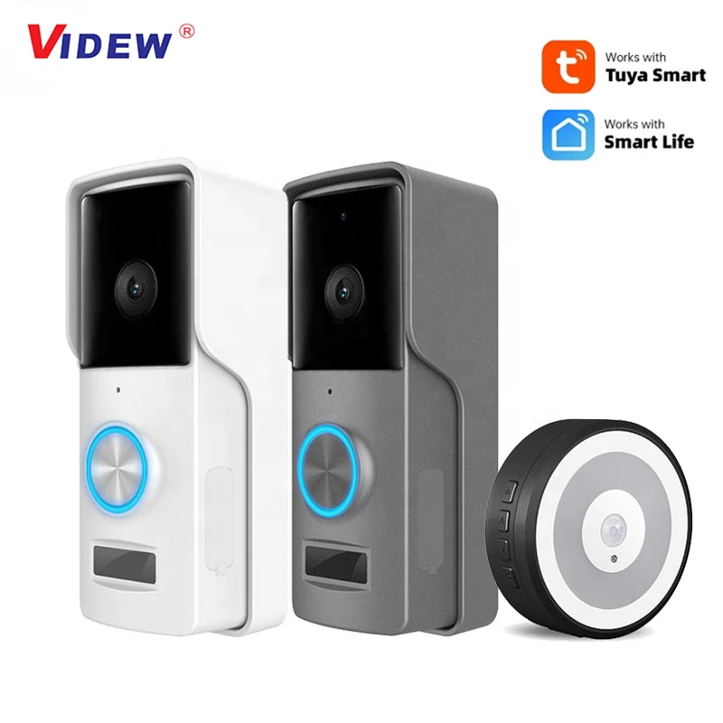 Беспроводной видеозвонок с светильник чным видением 1080P аккумулятором - купить