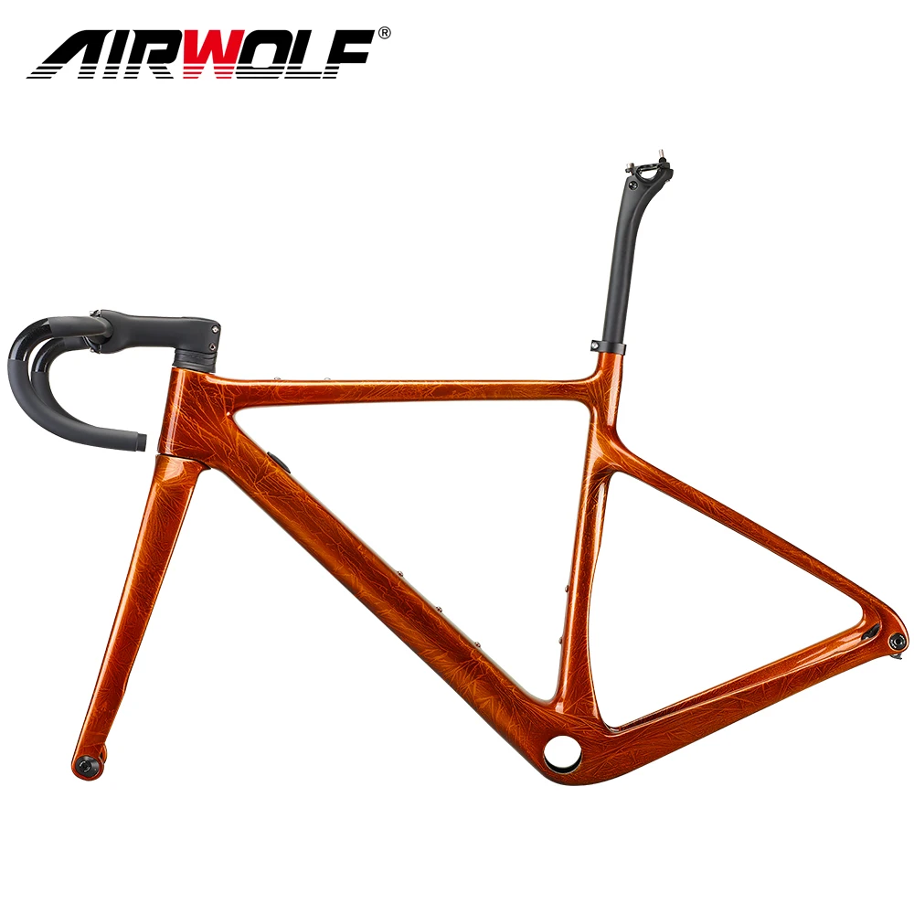 Airwolf карбоновый гравийный каркас 700 * 40C дисковый тормоз A5 700C полностью