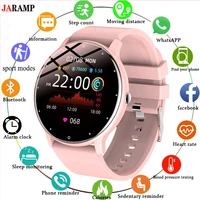 2022 jaramp smart watch men and women full touch fitness tracker blood pressure sleep monitoring smart clock ladies smartwatch