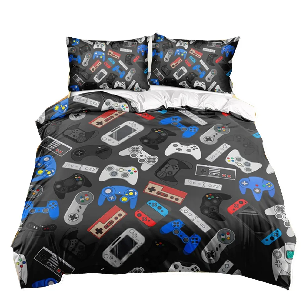 

Игровые комплекты постельного белья для мальчиков, Королевский геймпад, комплект пододеяльников с наволочкой, Мягкое Матовое полиэстер, игровое одеяло, чехол для детей