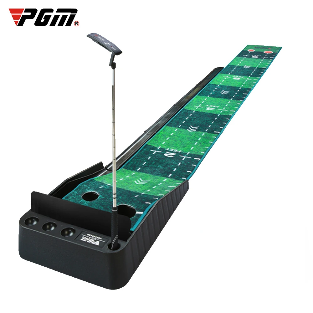 

PGM 3M Golf Putting Mat Golf Putter Trainer Green Carpet Practice Set Ball Return Mini Golf Putting Green Fairway Mat TL021