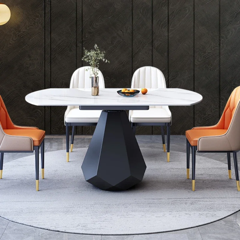 

Складные скандинавские обеденные столы, роскошный выдвижной прикроватный столик в скандинавском стиле, прикроватный столик, администратор, сланцевая мебель, мебель HD50CZ