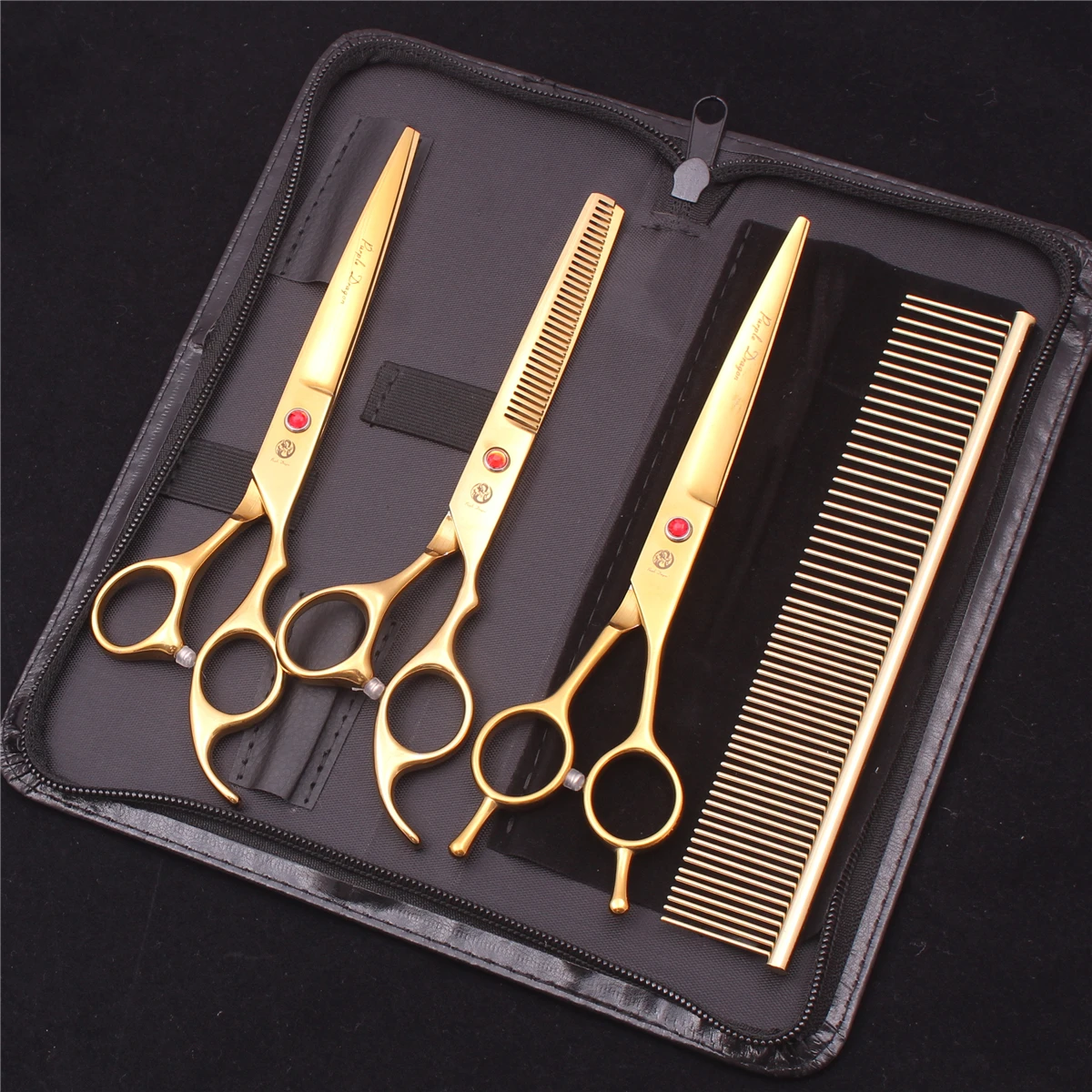 Японские Ножницы Из Нержавеющей Стали С Фиолетовым Драконом Для Ухода За