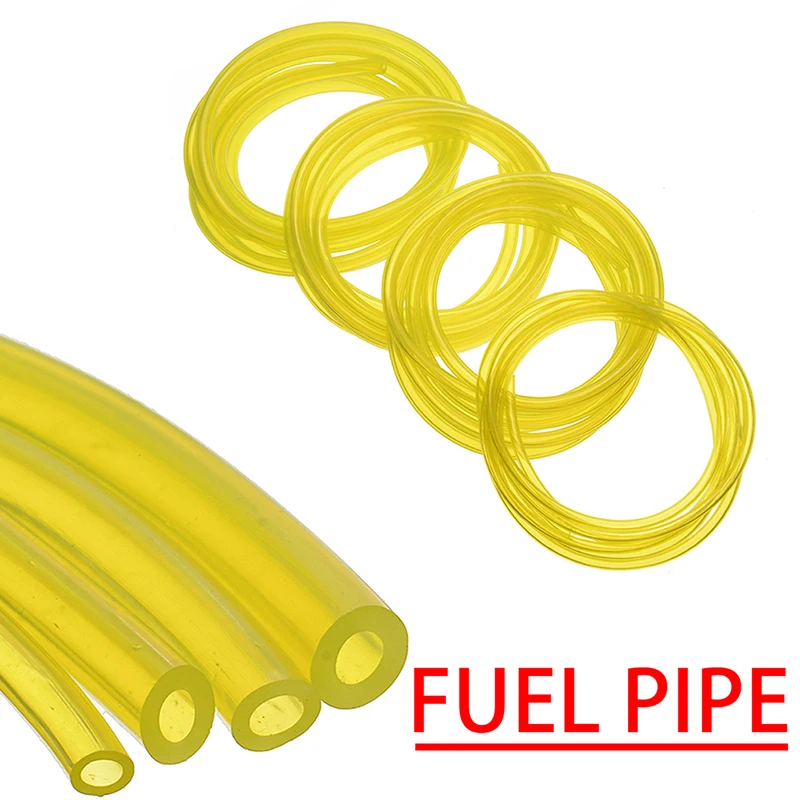 

4pcs Fuel Gas Line Pipe Hose Oil Gas Resistant Hose for String Trimmer Lawn Mowers Chainsaw Saw Parts