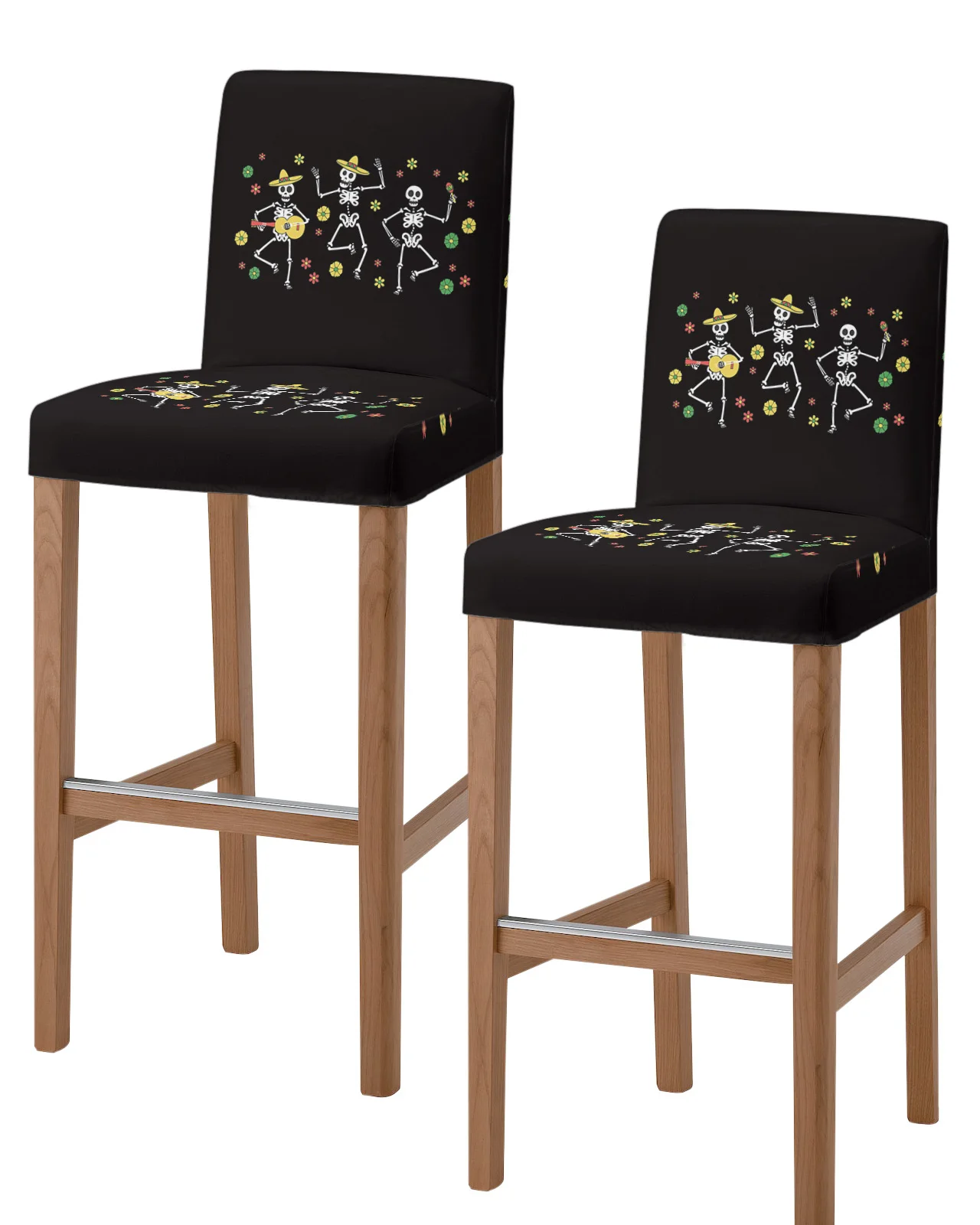 Covers Short Back Stretch Bar Stool Cover Armless Chair Cove