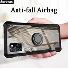 Чехол Auroras для Infinix Note 10 Pro, оригинальный противоударный прозрачный мягкий чехол с кольцом для Hot 10S Play Zero 8 11S Smart6