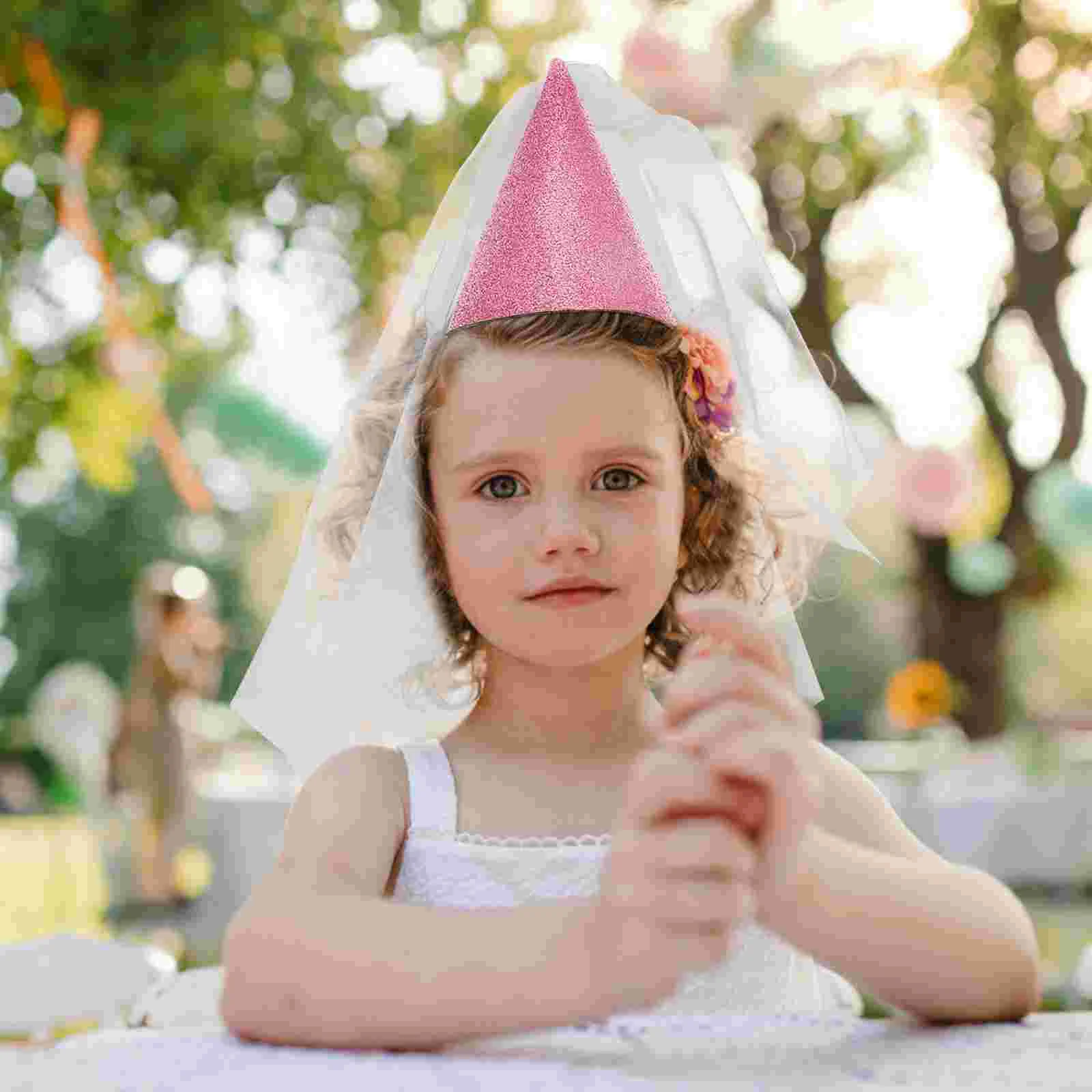 

Birthday Party Baby Hat Headband Hats Kids Crowntiara Child Cap Cone Veil Booth Photo Headpiece 1St Props Happy Childrenking