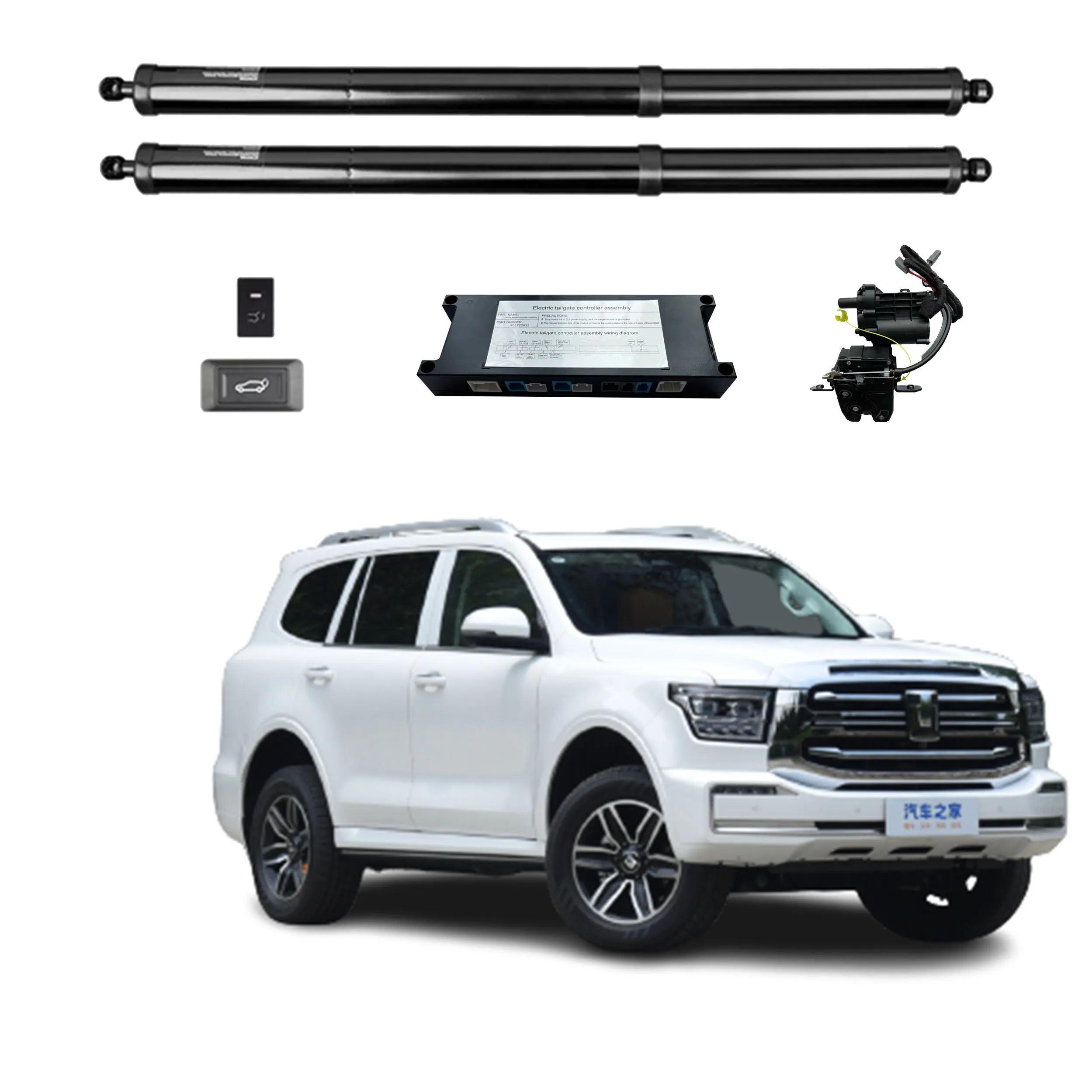 

For Tank 500 2022+ Electric Tailgate Rear Door Power Liftgate Auto Trunk Open And Close With Remote Control Function Jam Protect