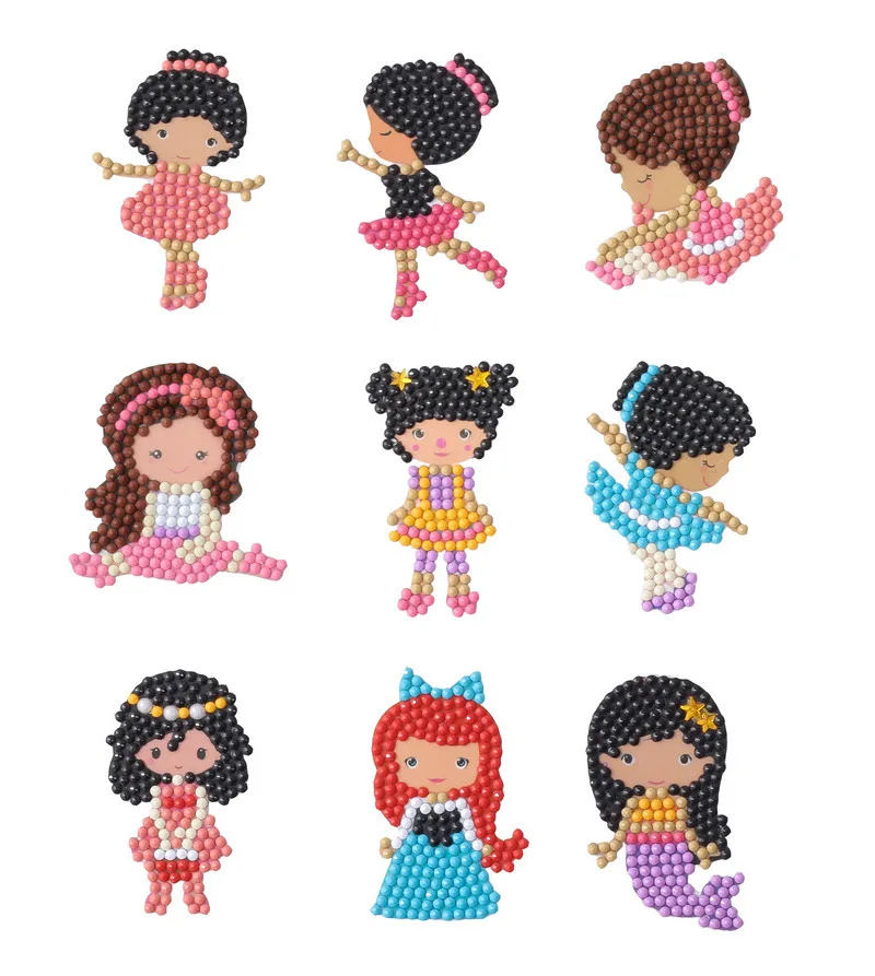 Набор для рисования алмазами 5D милый мультяшный динозавр животное картина по