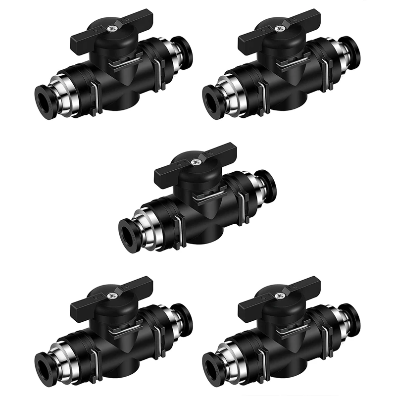 

Pneumatic Ball Valve Push To Connect Fittings Ball Valve Air Flow Control Valve Air Fittings Straight Quick Connect