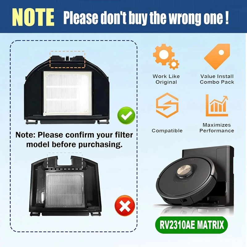 Запчасти для робота-пылесоса Shark AV2310AE/RV2310AE Matrix основная боковая щетка фильтры