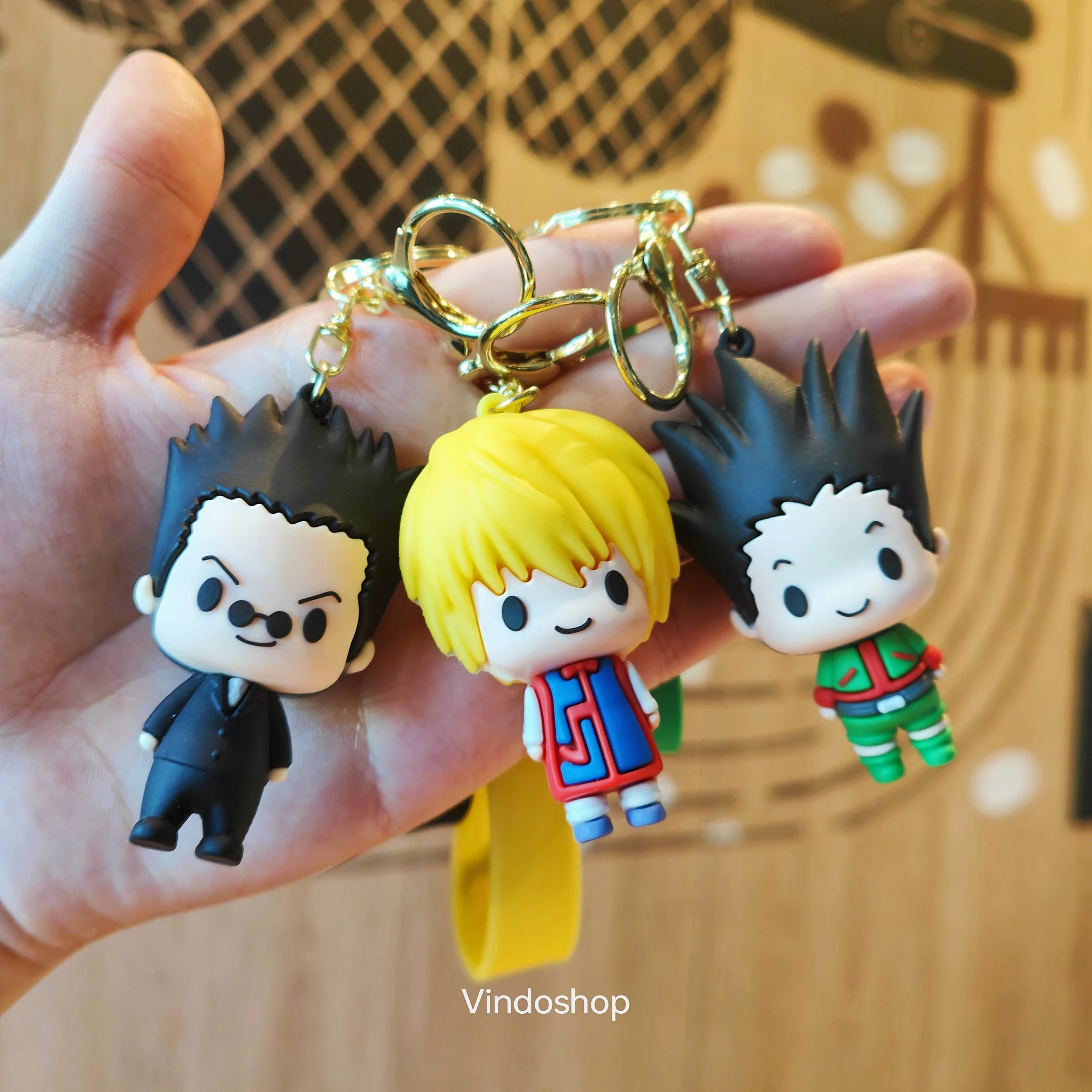 Hunter X Мультфильм Силиконовый Нейлоновый Брелок Игрушечный Автомобильный Ключ