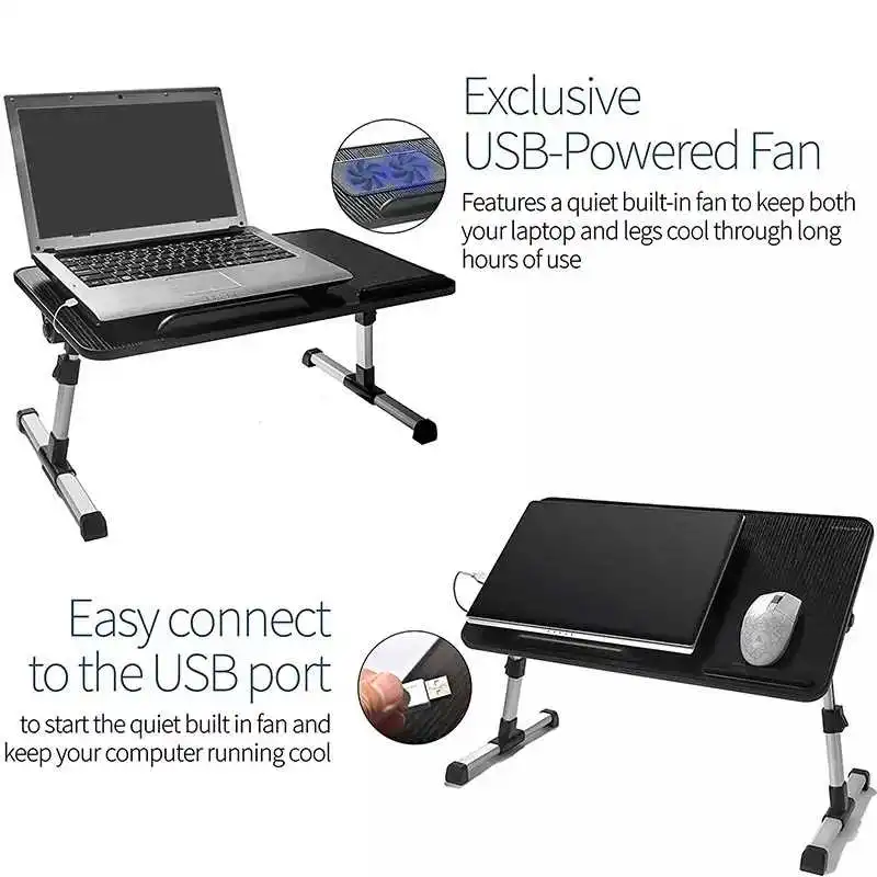 BeoYinGoi Laptop Stand Foldable Holder For Bed Notebook IMac MacBook Lenovo Dell Notebook Desk Laptop Holder enlarge