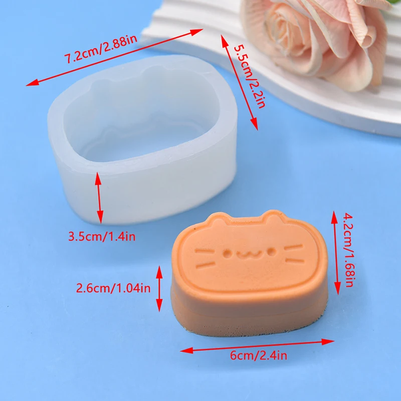 Силиконовая форма с мультяшным котом рисовые шоколадные конфеты для торта