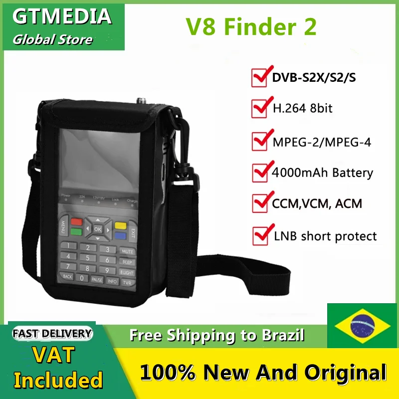 GTMEDIA V8 Finder 2 устройство для поиска спутникового сигнала внешних сигналов S2/S2X Digital