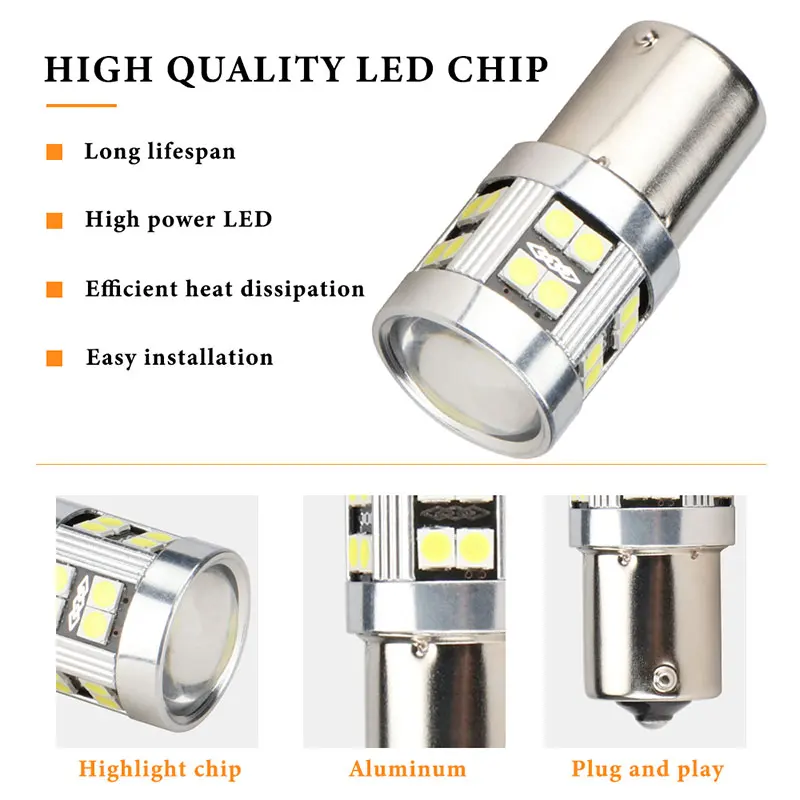 Фонарь заднего хода для дневных ходовых огней 7440 дюйма 1156 T20