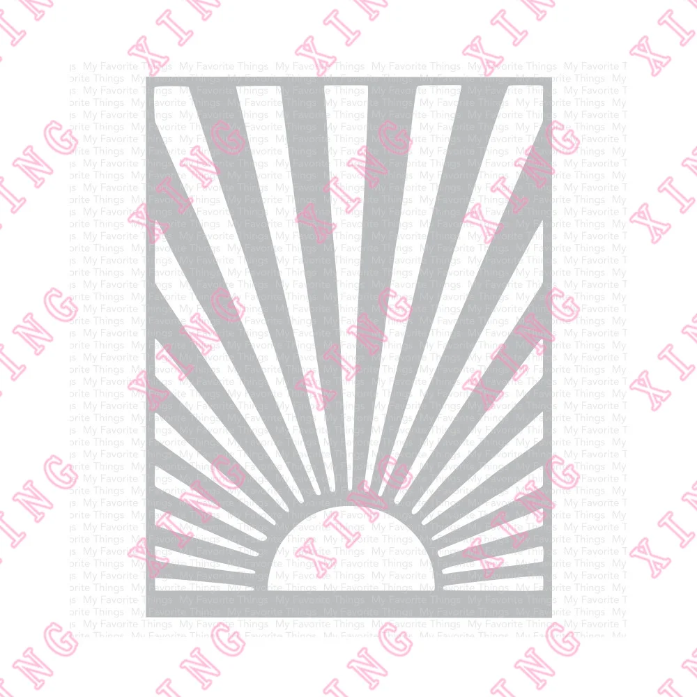 

New sunny Rays Layering Stencil Painting Scrapbook Coloring Embossing Album Decorative Template Diy Greeting Card Handmade Molds