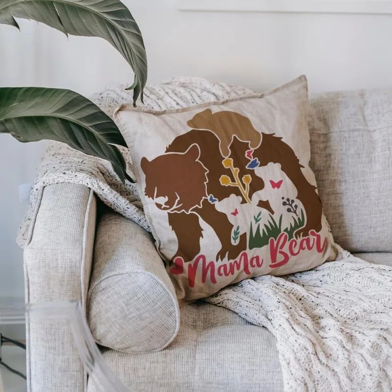 Трафарет мама и медведь 2 шт. 11 8 × дюйма