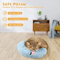 trendy personalized cat dog sleeping pet special fashion u shaped pillow neck protector deep sleep kitten headrest almohada gato