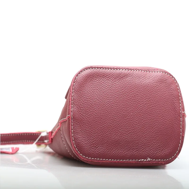 Zency 100% натуральная кожа маленькая женская сумка на плечо кошелек с верхней ручкой