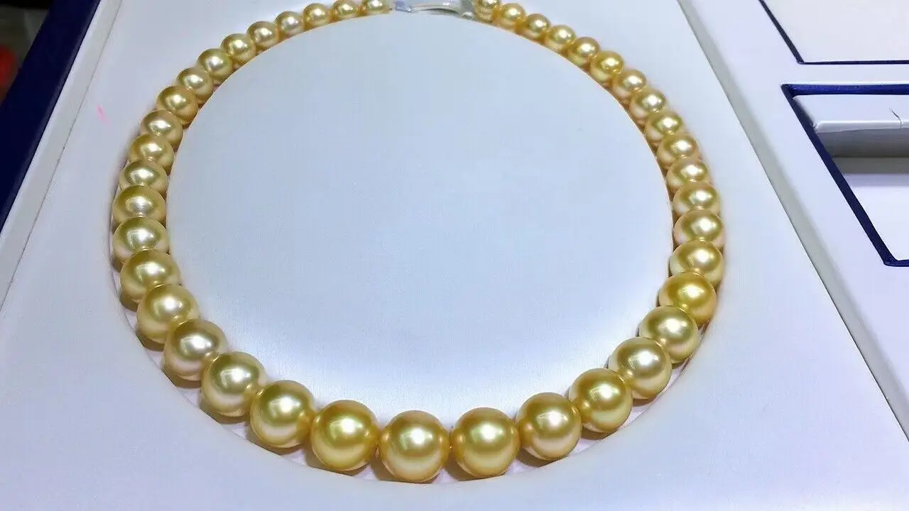 

Aurora Chakin AAA+++ 11-12mm Australian South Sea Pearl Necklace