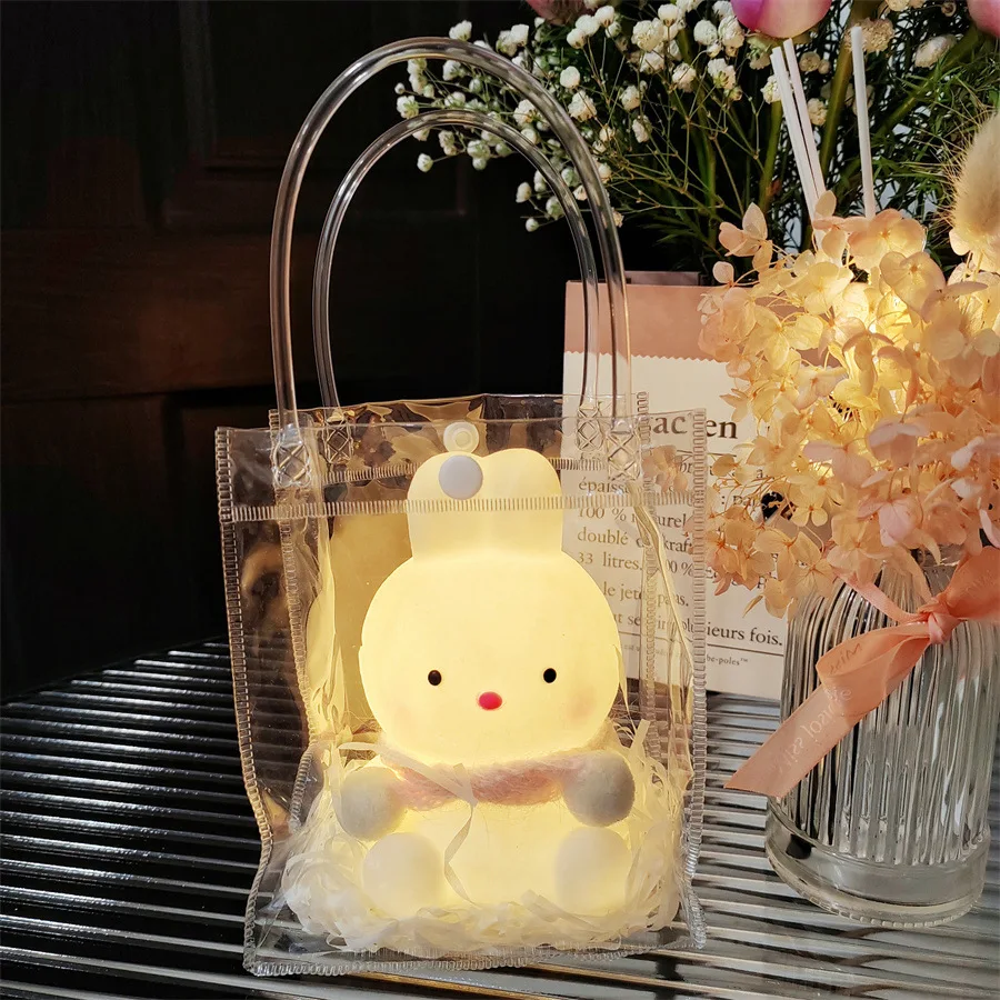 

Led Night Lights Creative Cartoon Light-up Toy Birthday Gift for Children Cute for Bedroom Desktop Decoration Light-up Doll