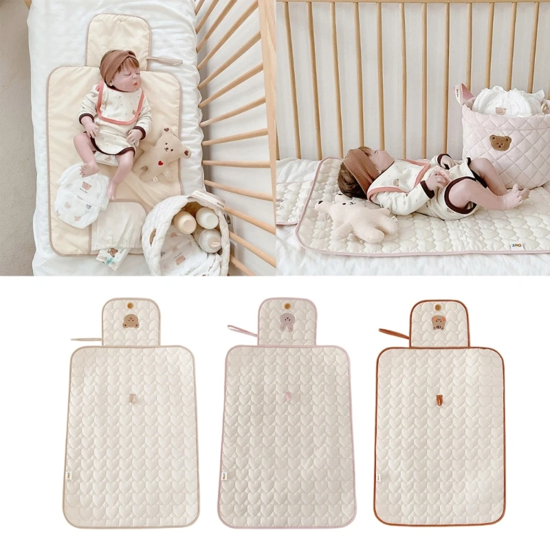 

Portable Diaper Changing Pad Waterproof Portable Changing Pad Station Travel Baby Change Mat Foldable 50x70cm/20x27.6in A2UB