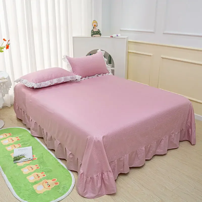 Простыни плоские однотонные удобные нескользящие простыни Антибактериальный