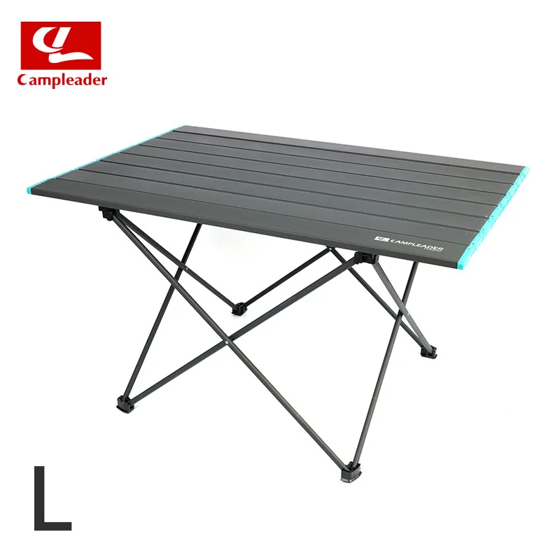 New Folding Table Aluminum Barbecue Table Outdoor Portable Picnic Table Self-driving Camping Aluminum Plate Table Large