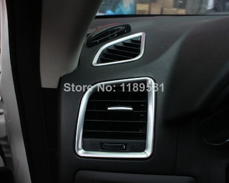

Для Mazda CX-5 2013 2014 2015 2016 жемчужная хромированная Внутренняя крышка для вентиляционного отверстия в салоне автомобильные аксессуары наклейки W4