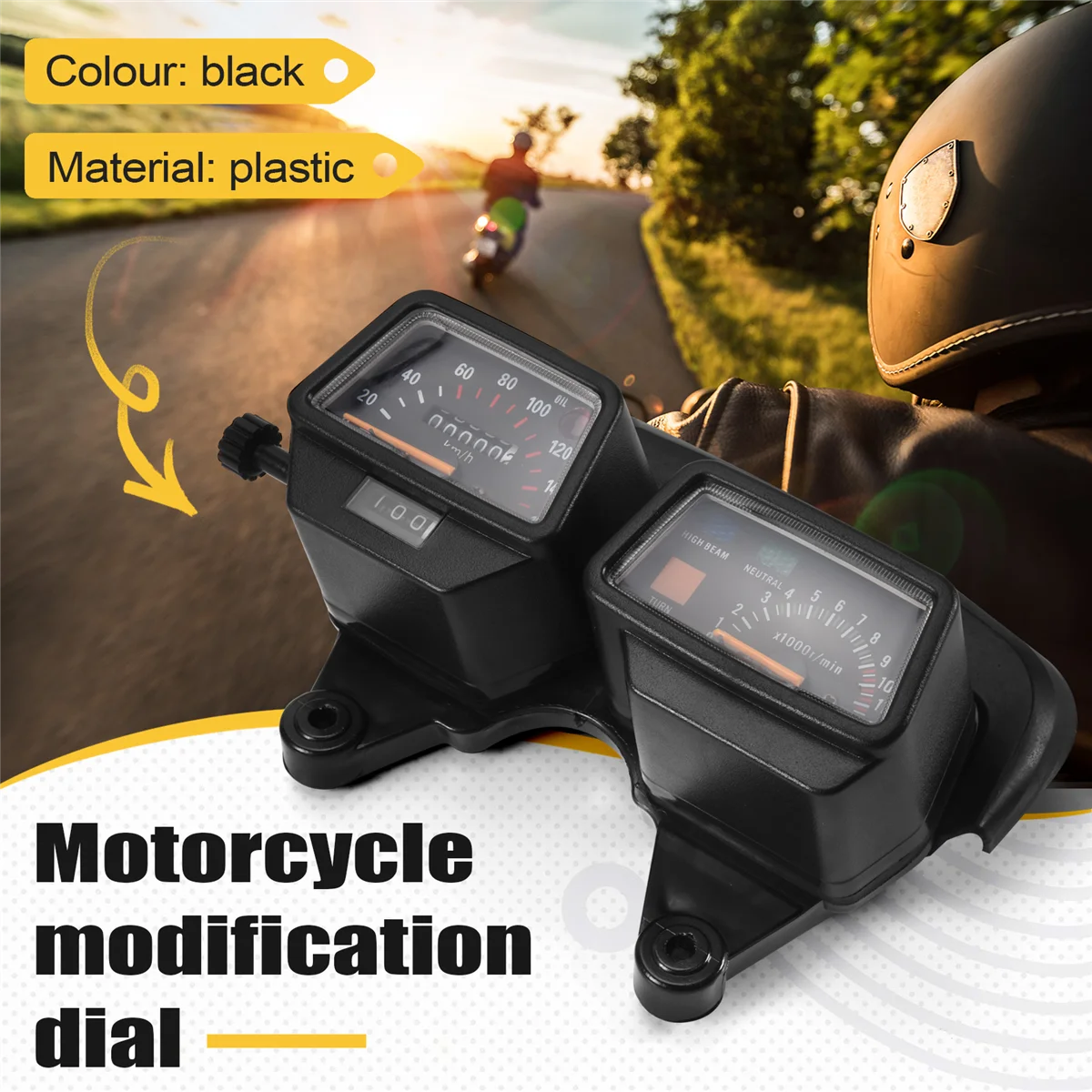 Тахометр для мотоцикла Yamaha Enduro DT125 DT125R Спидометр DT 125