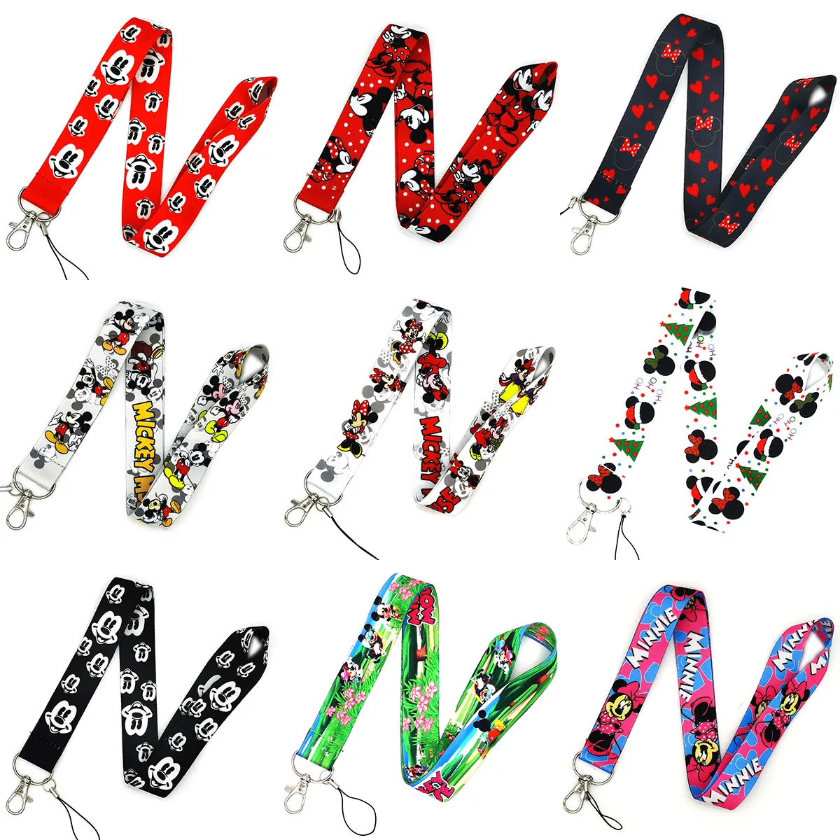 

100 шт., шнурки для ключей, карт, паспортов