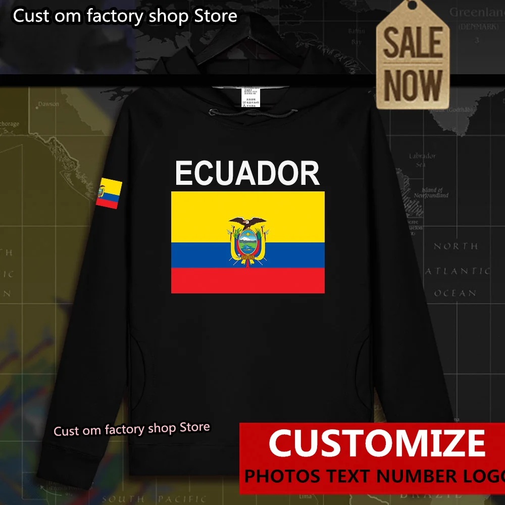 

Republic of Ecuador Ecuadorian ECU mens hoodie pullovers hoodies men sweatshirt streetwear clothing hip hop tracksuit nation fla