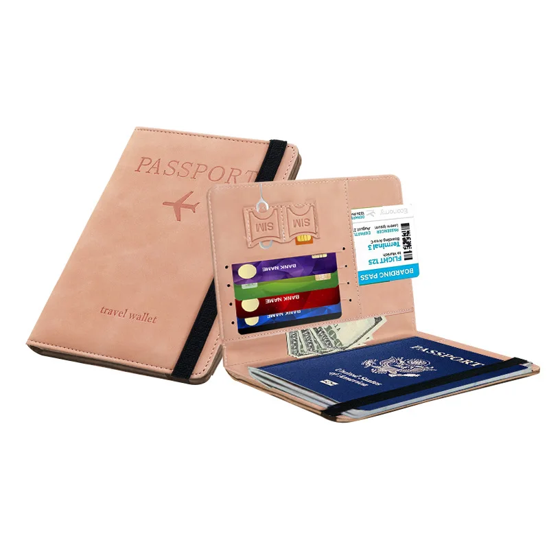 

Spot passport bag rfid multi-function card holder multi-color optional fast delivery factory direct sales welcome wholesale