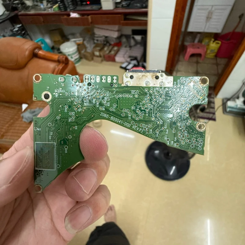 Фото Печатная плата логики для жесткого диска SATA 3,5 дюйма 2060-800041-000 REV P1, замена платы для восстановления данных на жестком диске объемом 3 ТБ. №1