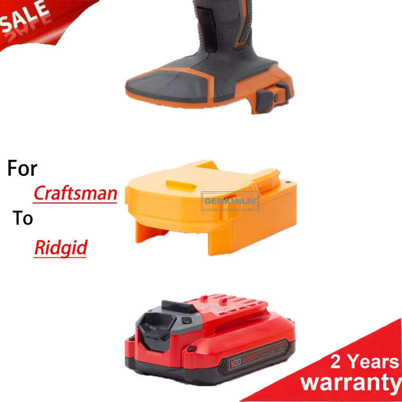 For Craftsman 20V Li-Ion Battery Adapter convert to Ridgid 2