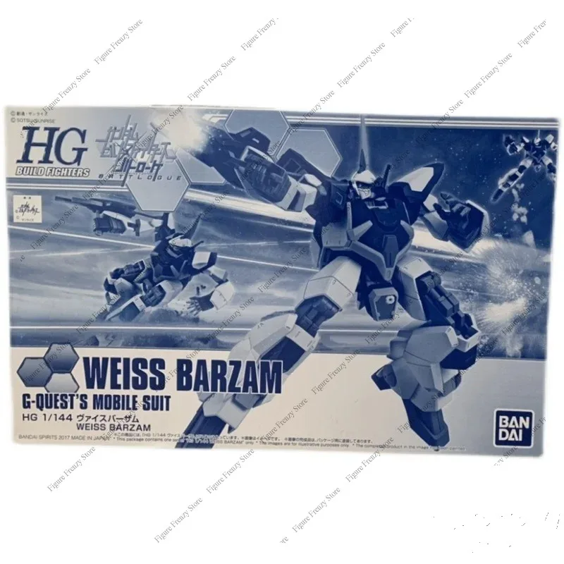 Фото Специальное предложение: Оригинальный конструктор Bandai Gundam, модель HG 1/144 Weiss Barzam, коллекционная фигурка Gunpla, игрушка для детей №3
