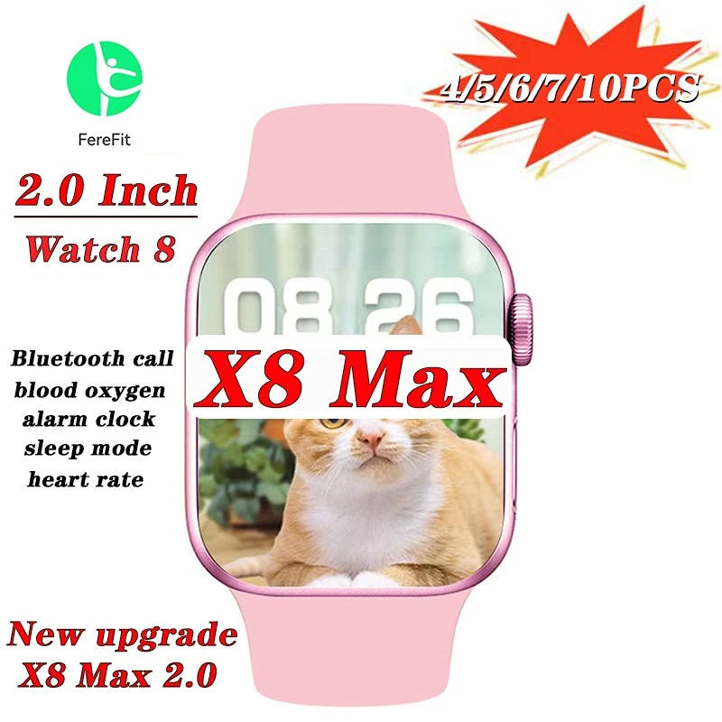 

VIP X8 MAX Smart Watch Women Men 4/5/6/7/10PCS